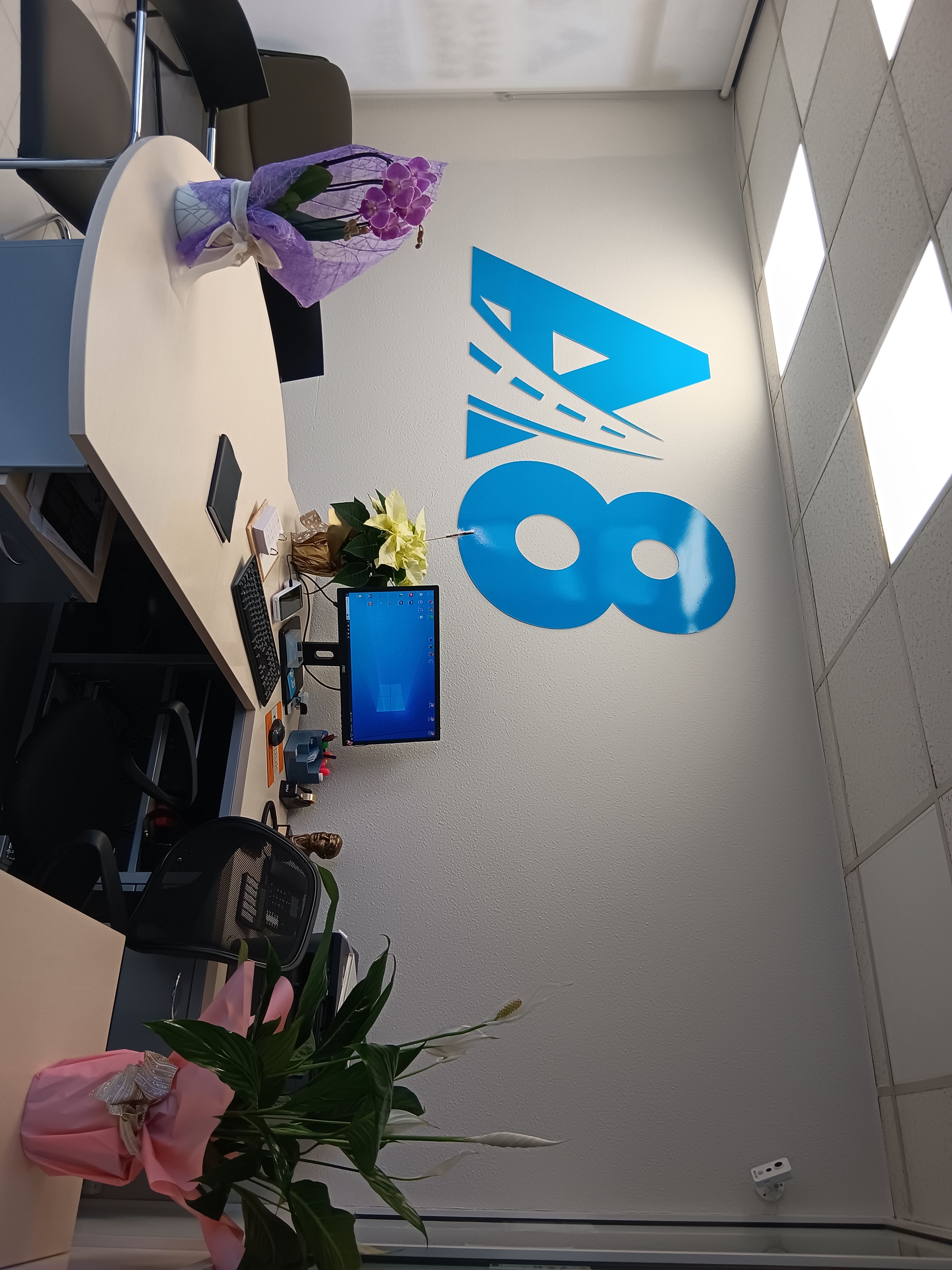 Interior de la oficina de A8 Autoeskola